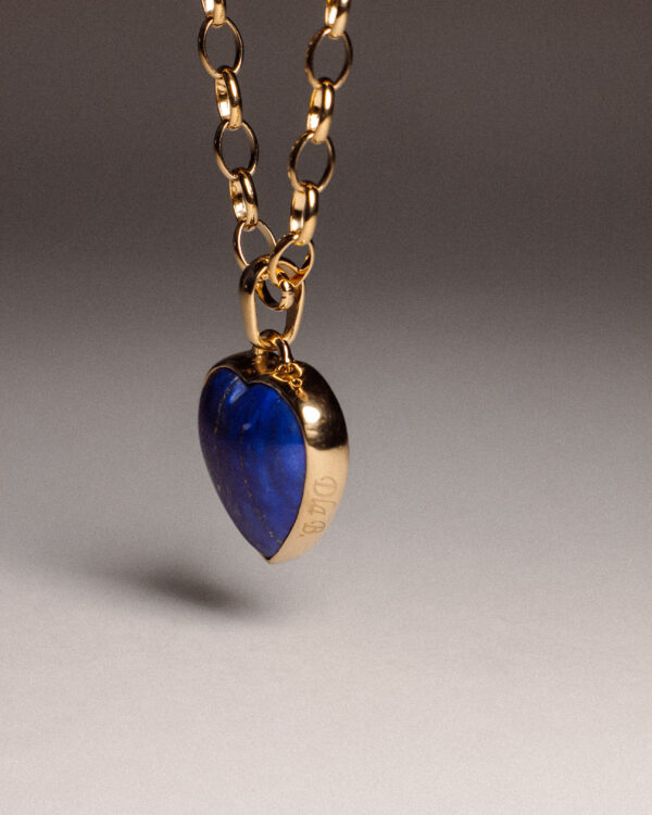 Naszyjnik Coeur z lapis lazuli Gold