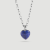 Naszyjnik Coeur z lapis lazuli Silver