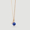 Naszyjnik z Lapis Lazuli i perłą