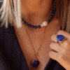 Choker Baroque z lapis lazuli