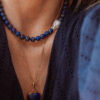 Choker Baroque z lapis lazuli