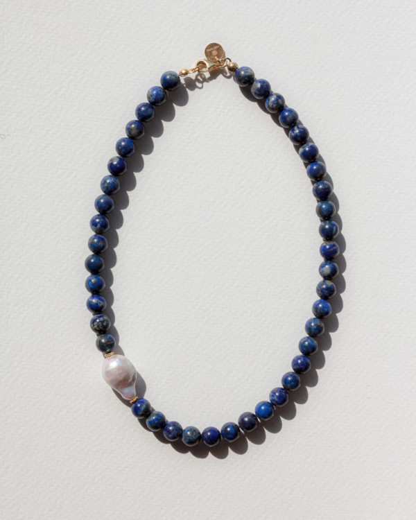 Choker Baroque z lapis lazuli