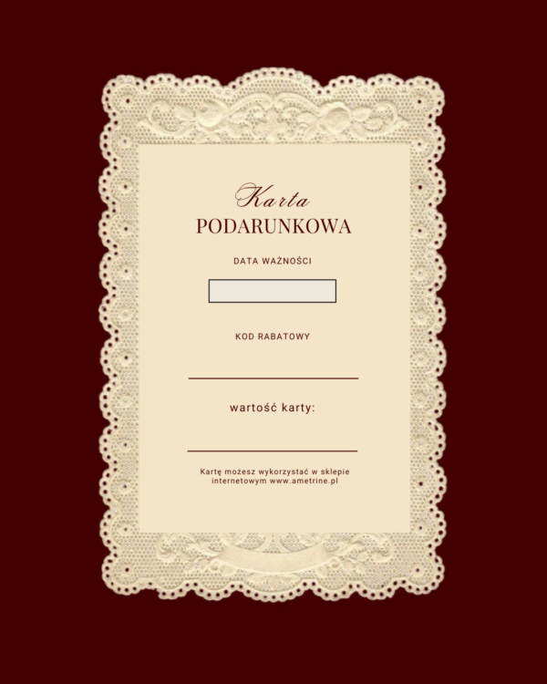 Karta podarunkowa Karta podarunkowa