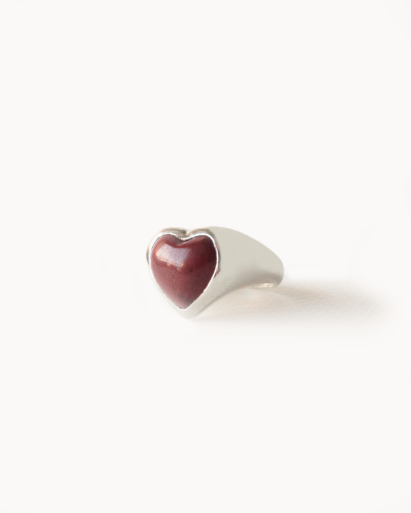 Sygnet Coeur Rouge Silver