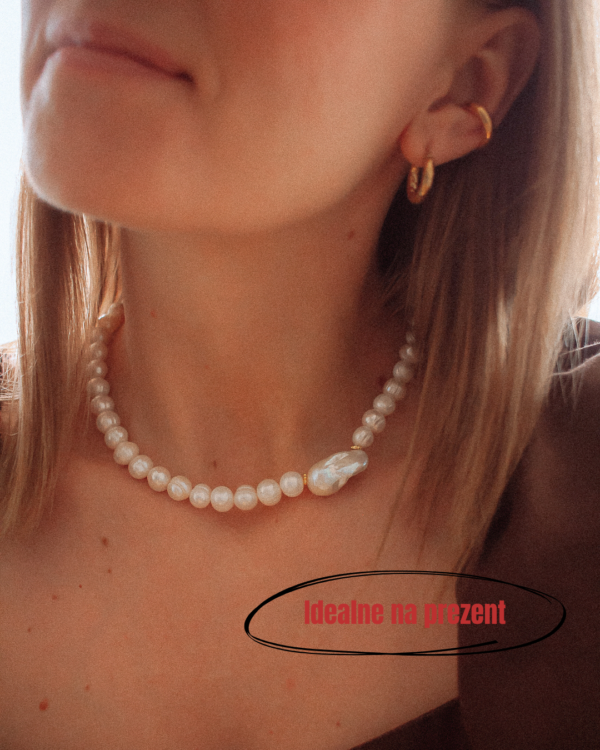 SŁOŃCE (10) Choker Baroque z pereł 2.0