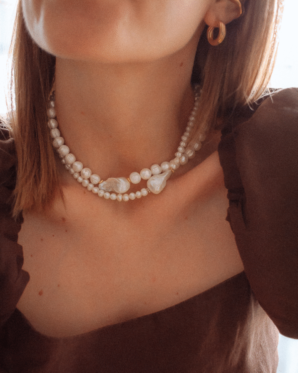 Choker Baroque z pereł