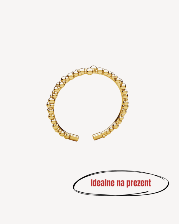 63cm (21) Pierścionek Opaline regulowany