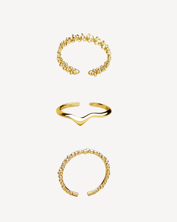 Zestaw pierścionków regulowanych Zestaw pierścionków regulowanych