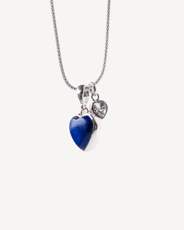 Naszyjnik petit Coeur z lapis lazuli i cyrkonią Naszyjnik petit Coeur z lapis lazuli i cyrkonią