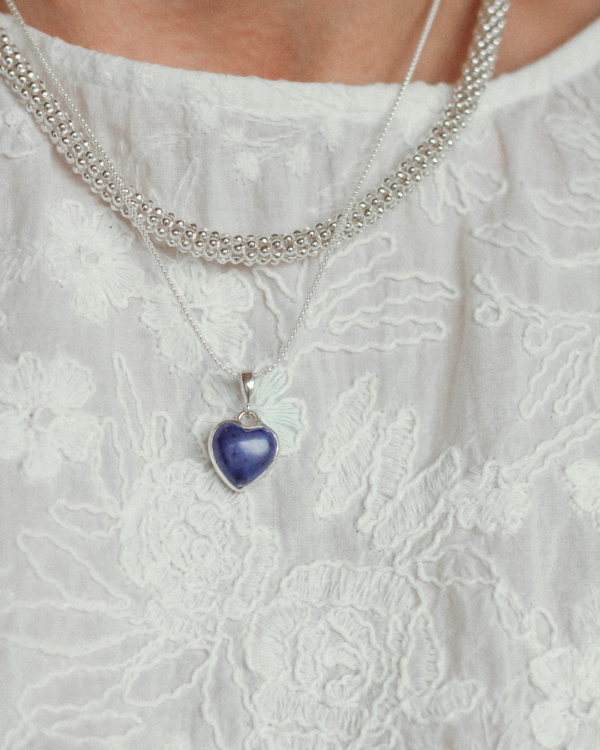 Naszyjnik petit Coeur z lapis lazuli Naszyjnik petit Coeur z lapis lazuli