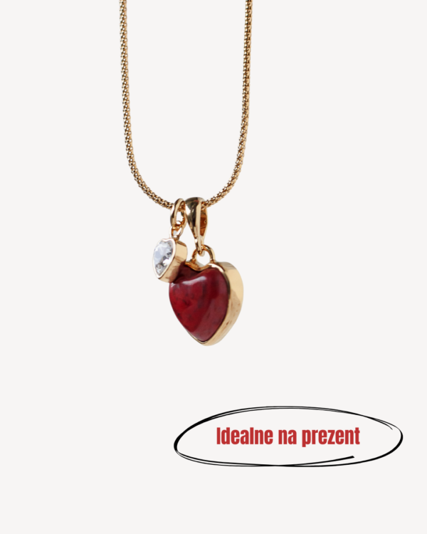 Strona główna 14 Naszyjnik petit Coeur z jaspisem i cyrkonią