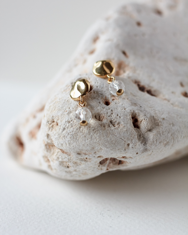 Kolczyki Cristal z kryształem górskim Kolczyki Cristal z kryształem górskim