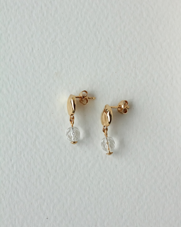 Kolczyki Cristal z kryształem górskim