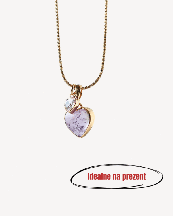 Strona główna 8 Naszyjnik petit Coeur z ametrynem i cyrkonią