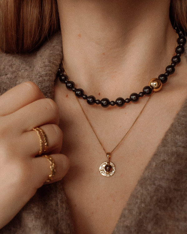 Choker Obsydian Choker Obsydian