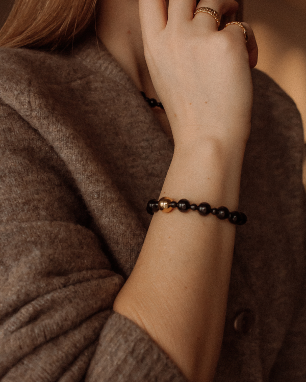 Bransoletka Obsydian Bransoletka Obsydian